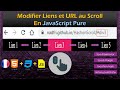 Modifier url et liens au scroll dune barre de navigation en javascript pure  de a  z  fr 2021