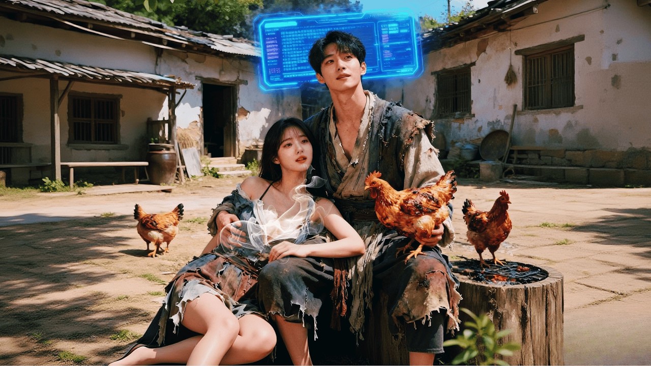 窮小子竟穿越到古代收留美女村花，沒想到覺醒神級荒年系統，小夥帶領全村人割據一方在亂世當梟雄！#短劇 #爽劇 #穿越 #重生