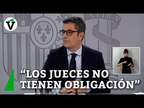 El Ejecutivo aclara que los jueces 