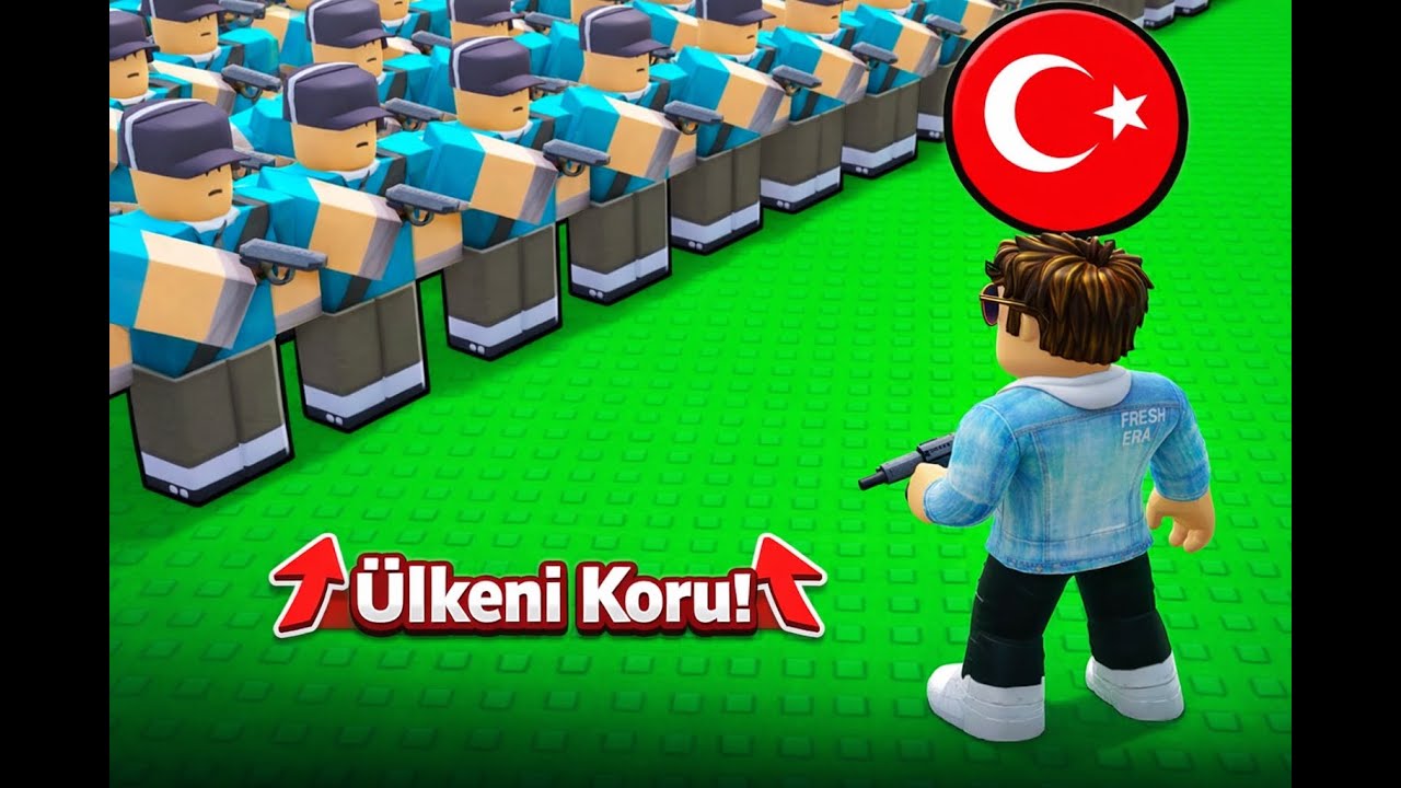 ROBLOX'TA KENDİ ÜLKENİ KURUP ŞAVAŞ YAP! Defend Your Country!