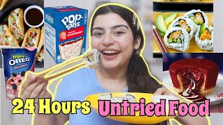 I Only Ate Untried Food For 24 hours | Food Challenge | Yashita Rai