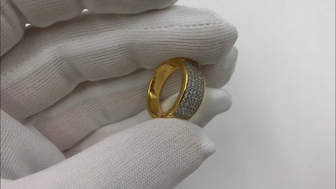 ICED Tiger Ring in Gold | LFYSHOP