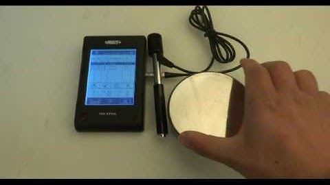 INSIZE US-- PORTABLE LEEB HARDNESS TESTER- Test
