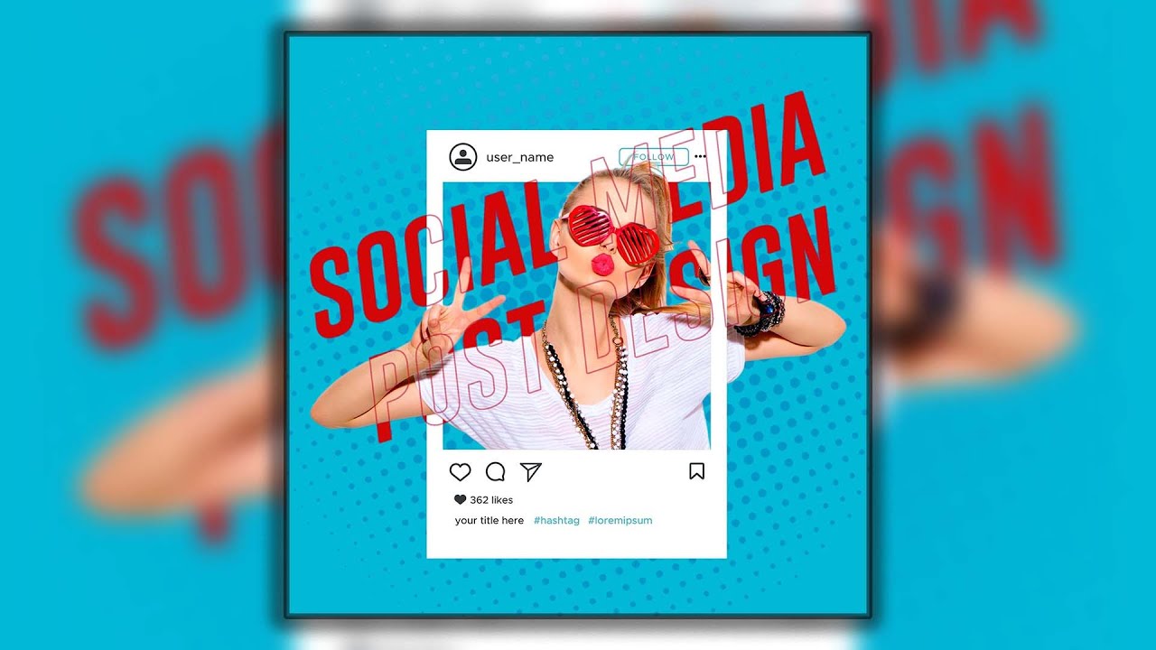 MY FIRST YOUTUBE VIDEO How To Make Social Media Post Design In my-first-youtube-video-how-to-make-social-media-post-design-in