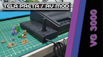 CCE Supergame VG3000   Tela Preta e AV MOD
