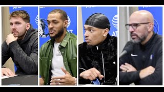 Dallas Mavs Postgame Interviews vs Utah Jazz: Luka Doncic, Daniel Gafford, PJ Washington, Jason Kidd
