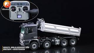 KABOLITE K5703 8X8 RC DUMP TRUCK WITH ELECTRIC LIFT 47 DEGREE TILT AND 15KG LOAD CAPACITY