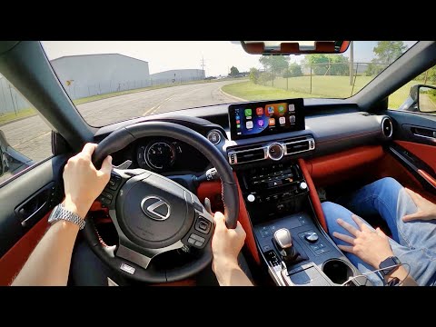 2022 Lexus IS 350 F-Sport - POV Driving Impressions