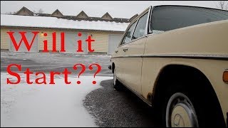 1975 Mercedes 240D cold start.