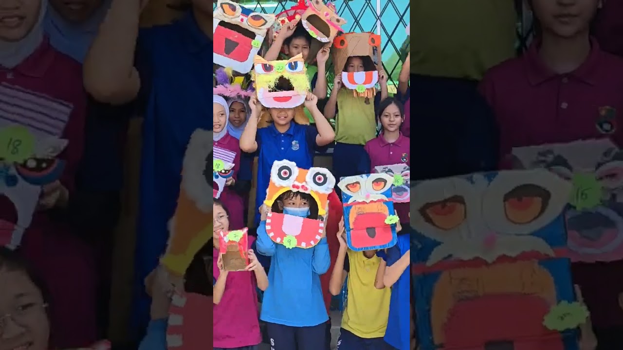 Lion Dance Head - Happy Chinese New Year 2024