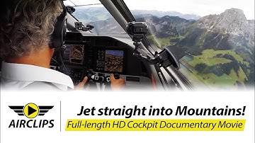 Jet rocketing LOW LEVEL through Swiss MOUNTAINS: PC-24 with Uli, Ultimate Cockpit Movie  [AirClips]