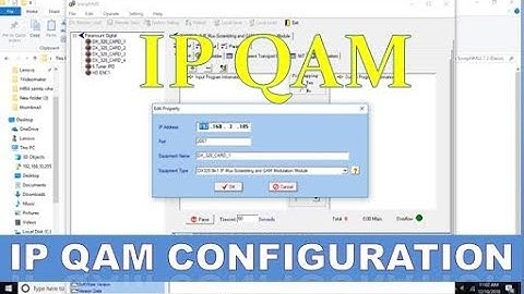 IP QAM (All in one ) configuration ||  IP QAM 8 , HEADEND DIGITAL, DTV, Configuration