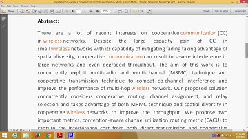 Interference Aware Cooperative Communication in Multi Radio Multi Channel Wireless Networks