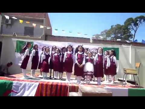 أنشودة حيوا معي معلمي بمناسبة يوم العلم من أداء فراشات ابتدائية الشهيد ڨوارف لخضر عين التوتة