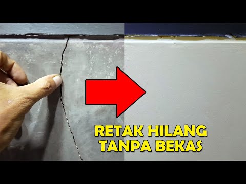 Video: Bagaimana Anda memperbaiki retakan garis rambut di dinding beton?