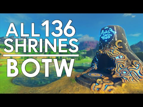 All 136 Shrines in BOTW Complete Guide 