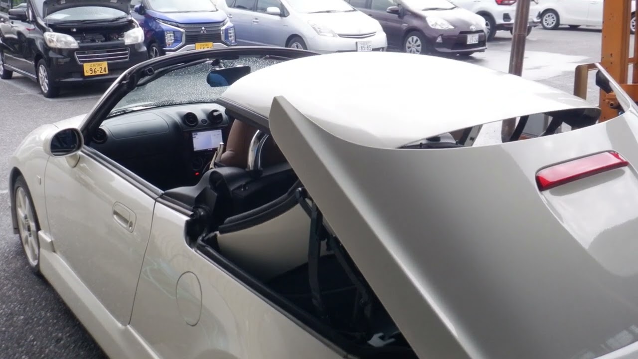 ダイハツ コペン L88K ダッチャブルトップの動きが遅い、または途中で