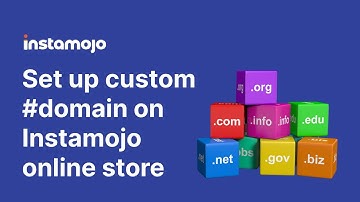 Set up a custom domain for your  Instamojo online store || Instamojo premium online store features