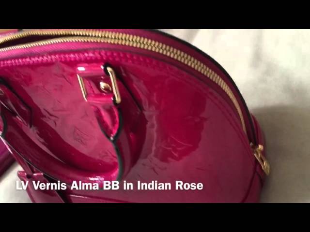 REVIEW + REVEAL + MOD SHOTS Louis Vuitton Alma BB Rose Velour