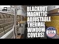 Best Van Window Covers | Blackout Thermal Van/RV Window Shade!