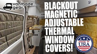 Best Van Window Covers | Blackout Thermal Van/RV Window Shade!