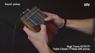Kalimba Treble Celeste 17 Notes Board-Resonator + Pickup video