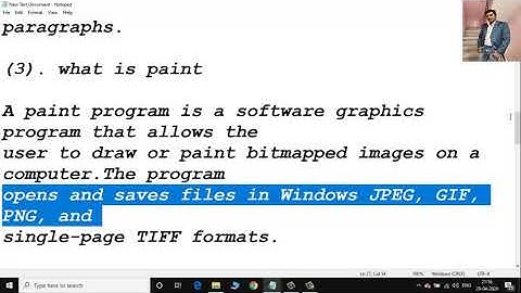 How to open Notepad  and word pad and paint What is paint difference between notepad and  word pad