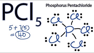 PCl5 Lewis Structure - How to Draw the Lewis Structure for PCl5