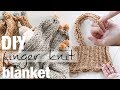 How to Finger Knit a Baby Blanket, Full Tutorial with Simply Maggie