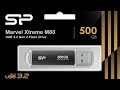 💾 SSD Silicon Power Marvel Xtreme M80 SP500GBUF3M80V1G SP 500 ГБ размер флешки USB 3.2 Gen2 vs Gen1