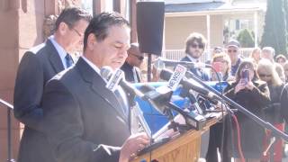Ansonia Mayor Dave Cassetti hosts Gov. Malloy, 03/06/17