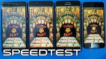 Speed Test Comparison | Redmi Note 4 vs Vivo Y66 vs J7 Prime vs iPhone 6 | TechTag