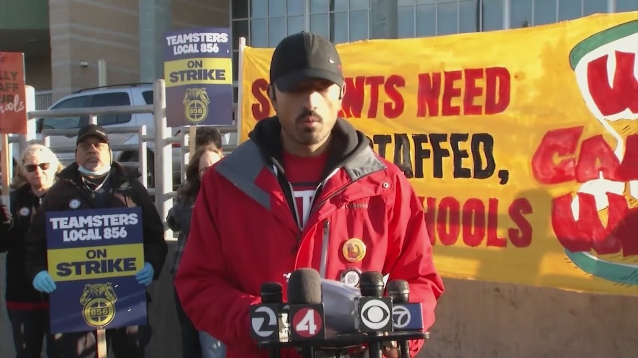 Educators for West Contra Costa School District on strike - YouTube