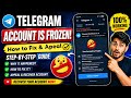 How to Recover a Frozen Telegram Account (Complete Guide 2026) | Fix Telegram Account Frozen Issue