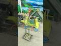 Real working mini tractor making cement pilar | amazing diy construction machine video 🚜#shorts