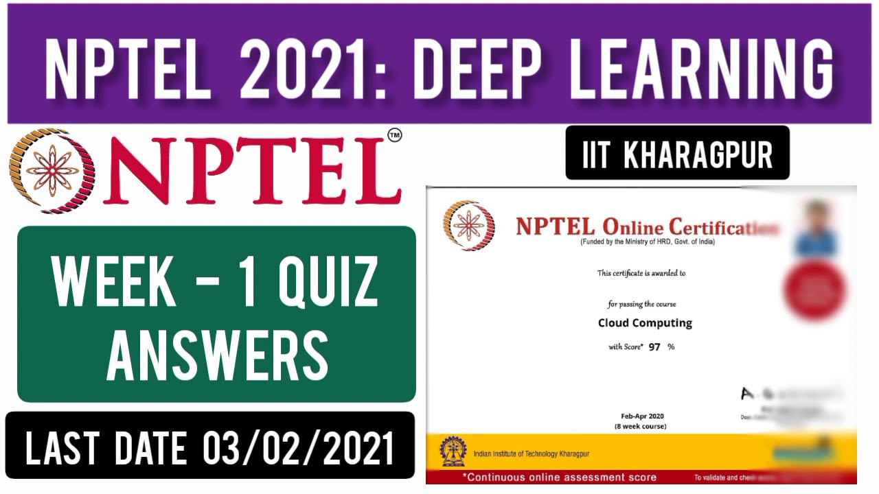 nptel deep learning assignment answers