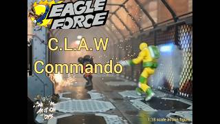 Fantastic CLAW Commando from Fresh Monkey Fiction's 1:18 scale Eagle Force action figure line.