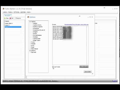TurboRanker Tutorial #3: Options menu