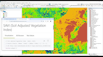 SAVI Soil Adjusted Vegetation Index using Sentinel 2 data