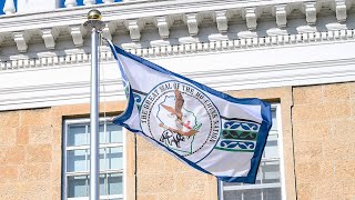 UW–Madison raises the Ho-Chunk flag for Indigenous Peoples Day