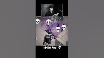 M416 Fool Or M416 Glacier? #shorts #bgmi #pubgmobile