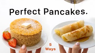 The BEST Pancake Recipes I have ever tried. (vegan & easy)