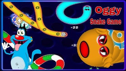 Oggy Snake game worm zone io | funn voice#DMX GAMER