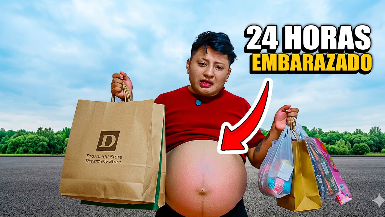 24 HORAS ESTANDO EMBARAZADO | AlexD Ft. Risitos