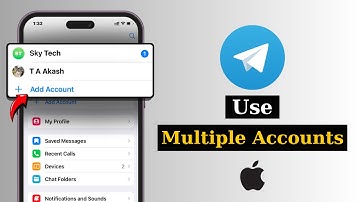 How To Use Multiple Telegram Accounts in One iPhone | Login 2 Telegram Accounts on The Same iPhone