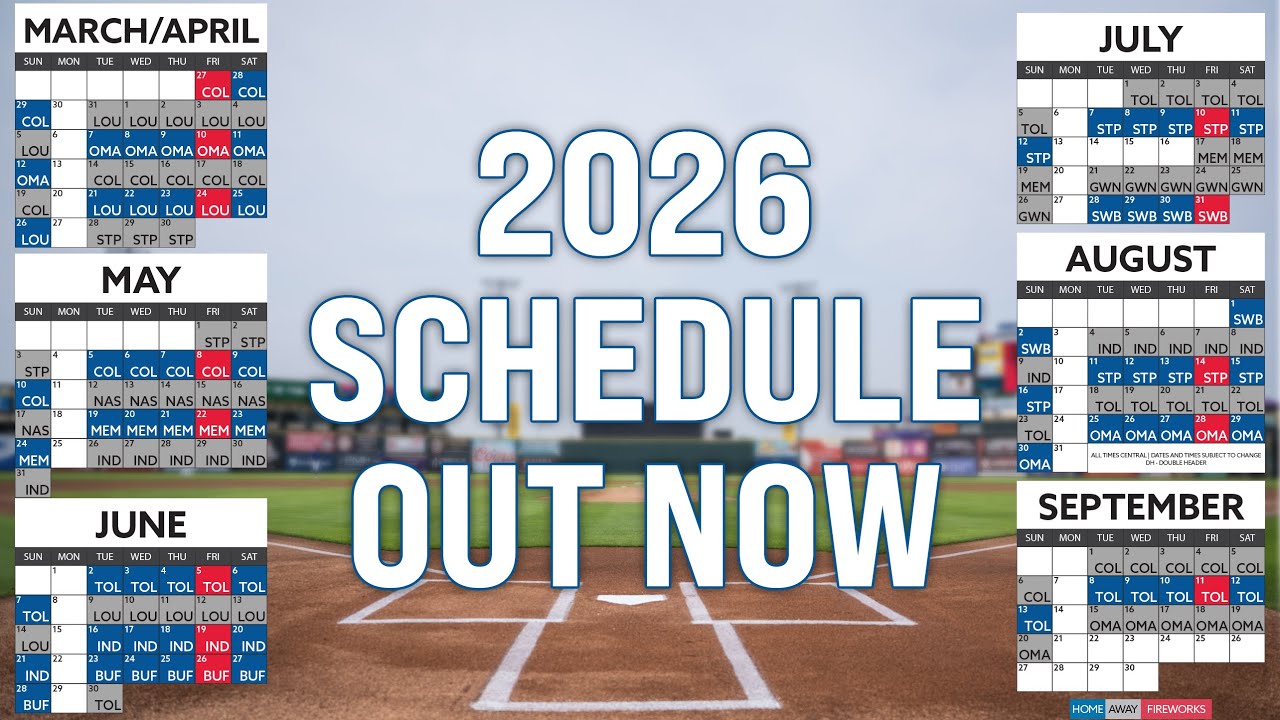 Iowa Cubs 2026 Schedule