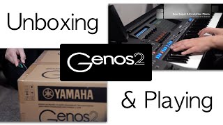 It's arrived!  Unboxing (and playing) the brand new Yamaha Genos 2