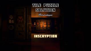 Famous Tile Puzzles Solution | INSCRYPTION #inscryption #gaming #puzzle #roguelike #walkthrough #shorts Profile