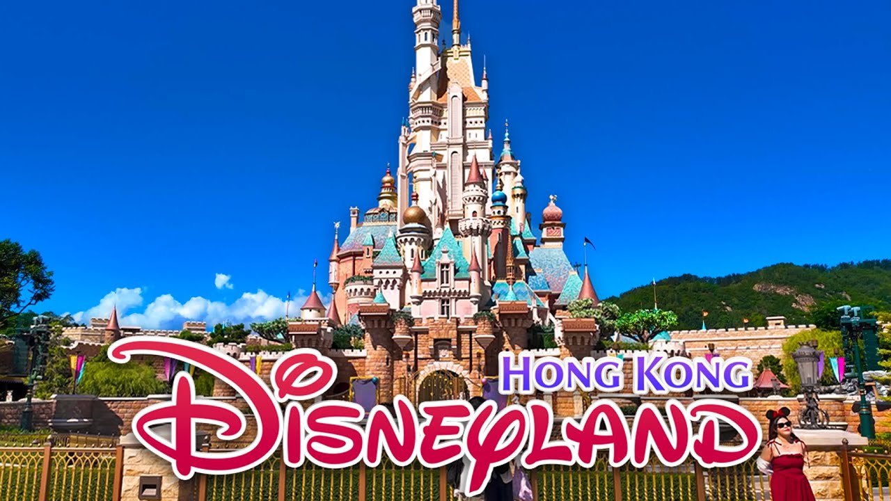 Hong Kong Disneyland Walkthrough - Early Morning Entry & Gift Shops [4K POV]