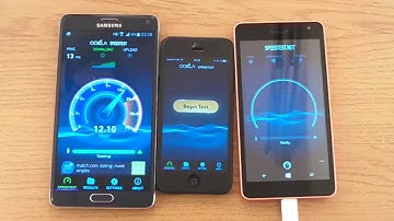 iOS 8.3 Beta 2 - iPhone 5 internet speedtest